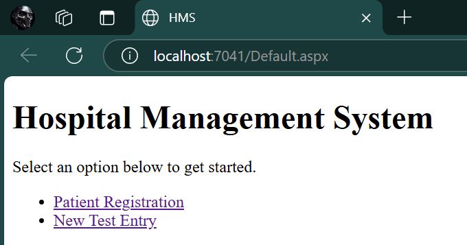 Output Screenshot 1